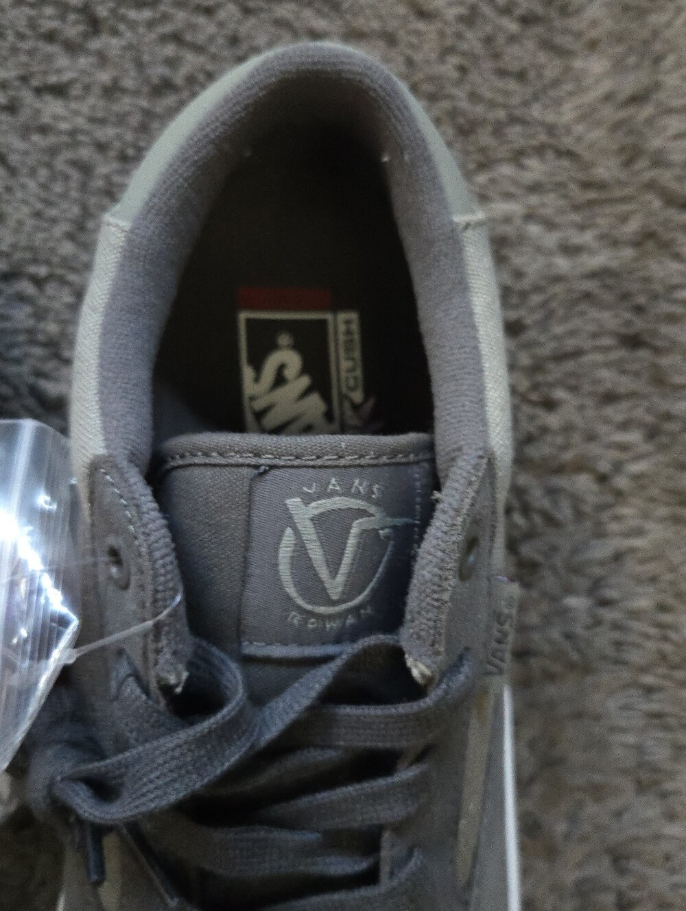 Vans Rowan Pro Men 10.5 Granite Rock Grey Sickstick Popcush 072026 - Picture 3 of 9